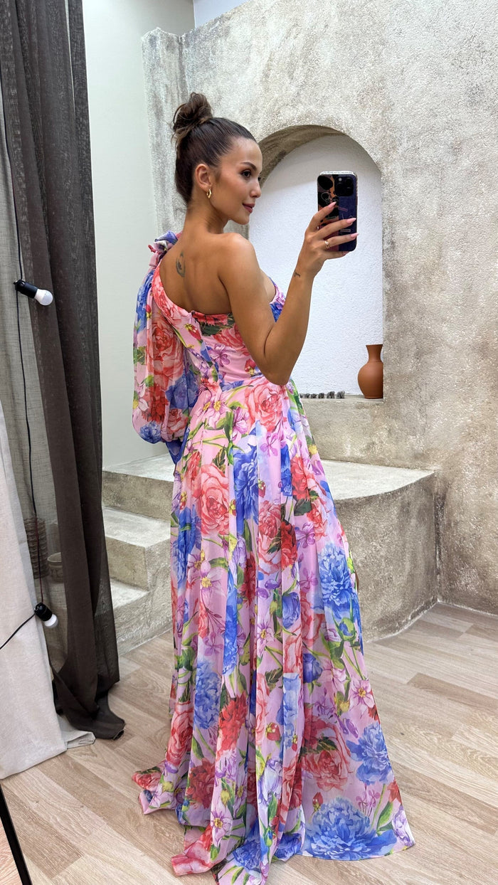 Elegant Women's Wedding Dress with Dropped Shoulders - Perfect Summer Dress for Evening Parties 3