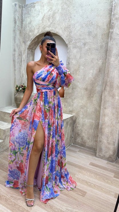 Elegant Women's Wedding Dress with Dropped Shoulders - Perfect Summer Dress for Evening Parties 6