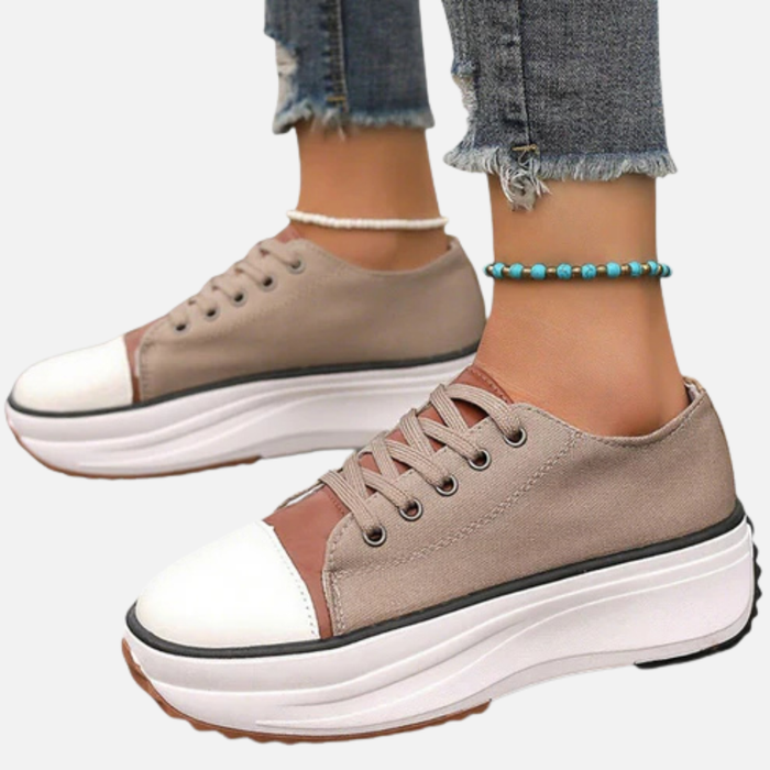 Women's Orthopedic Platform Canvas Sneakers