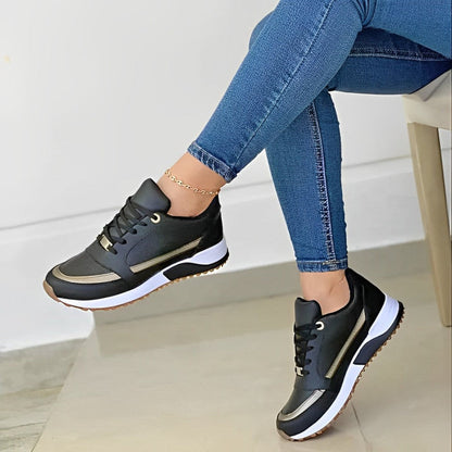 Sienna Women's Sneakers | Cushioned Comfort, Metallic Accents 3