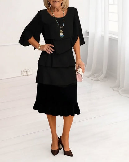 Patricia | Elegant Comfort Ruffle Dress 2