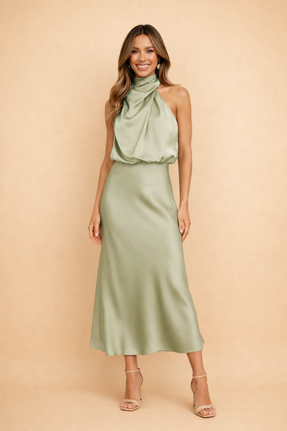 MADELYN | Elegant women's midi dress 2