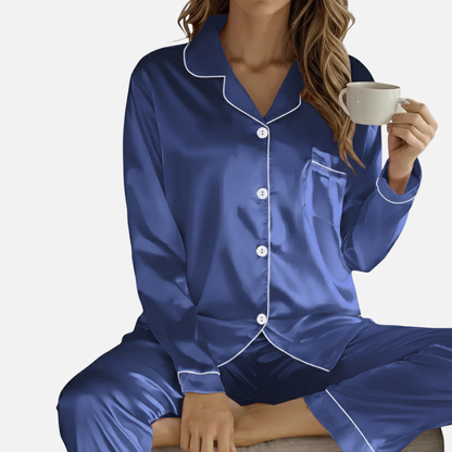 Women’s Satin Wide Pajama Set