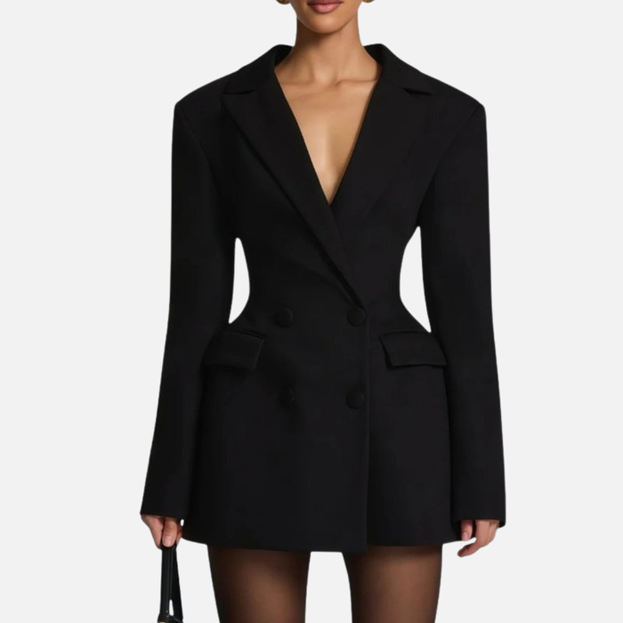 Women’s Tailored Blazer Dress - Elegant Mini Dress