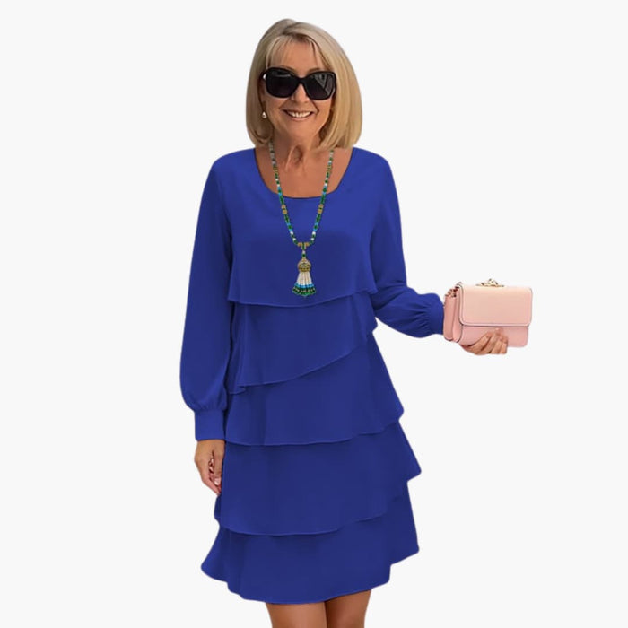 Elegant Women's Summer Dress with Long Sleeves, Stylish and Comfortable, Perfect for Warm Days 0