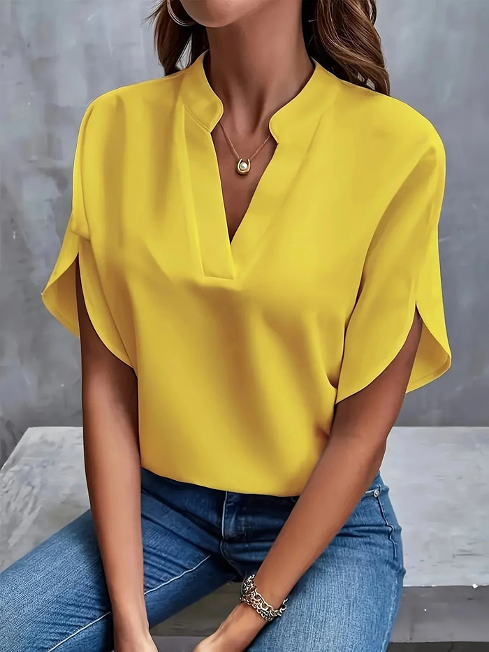 Elegant Women's Long Sleeve Blouse - Stylish Women's Formal Blouses for Trousers 2