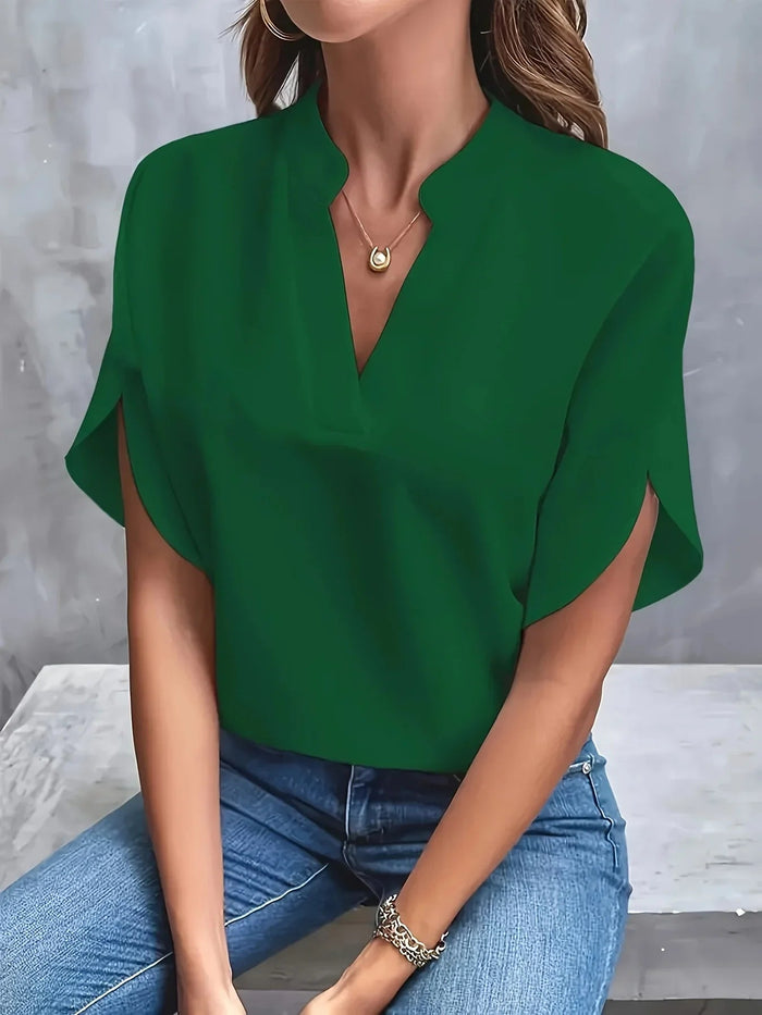 Elegant Women's Long Sleeve Blouse - Stylish Women's Formal Blouses for Trousers 6