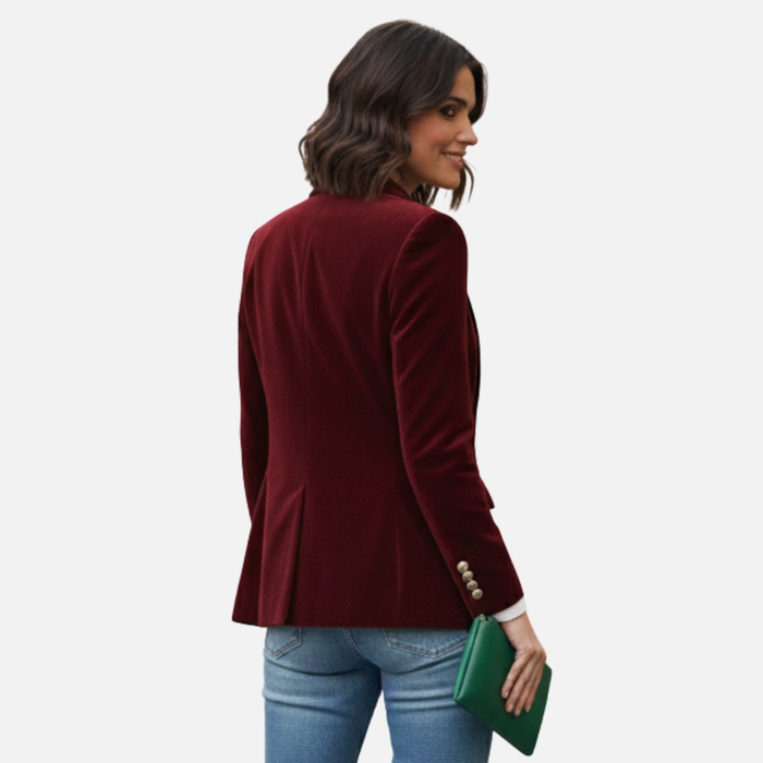 Women’s Velvet Blazer – Elegant Tailored Jacket